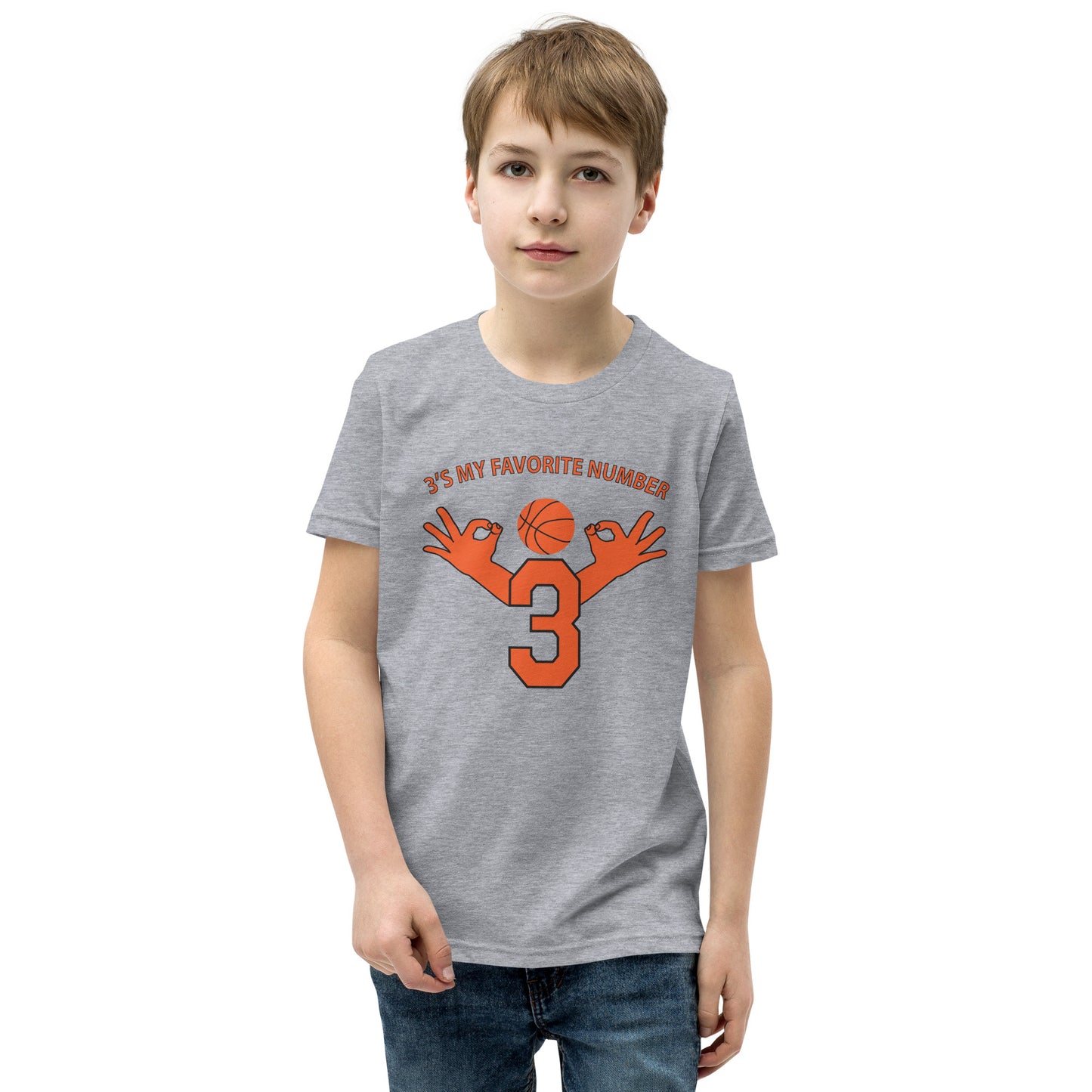 My Favorite Number Is 3 Kids Tee