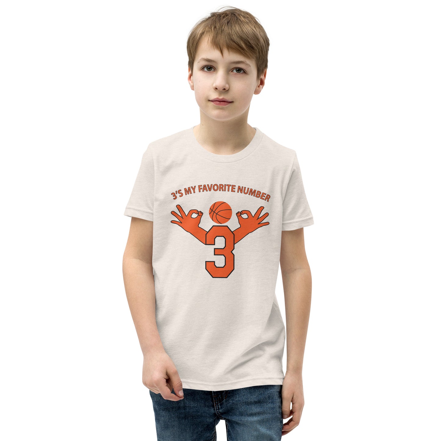 My Favorite Number Is 3 Kids Tee