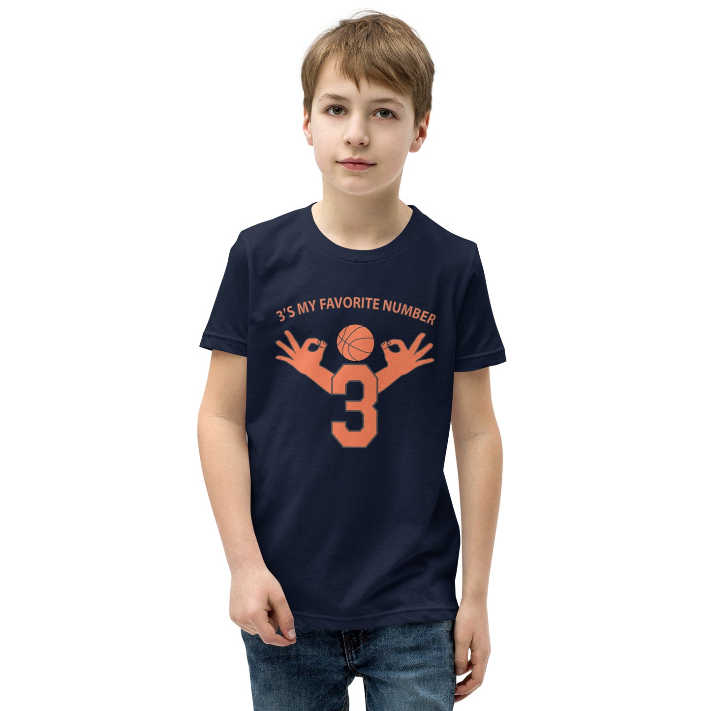 My Favorite Number Is 3 Kids Tee