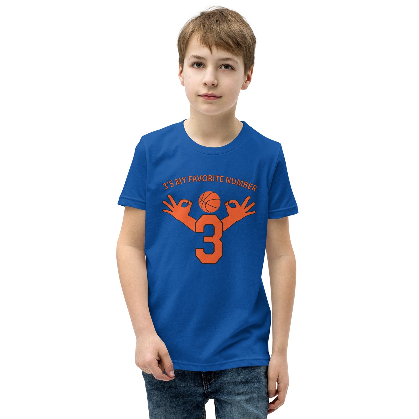 My Favorite Number Is 3 Kids Tee