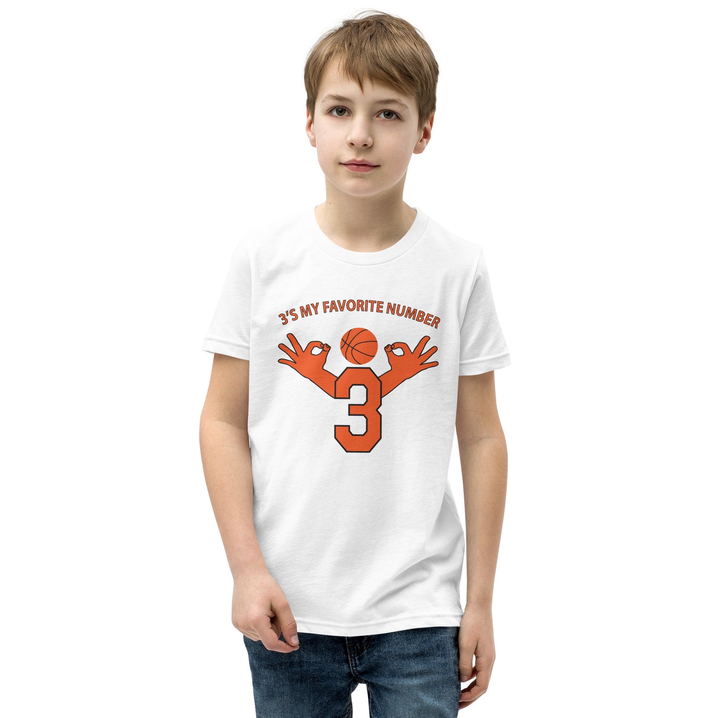 My Favorite Number Is 3 Kids Tee