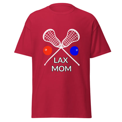 LAX Mom Tee, White Sticks