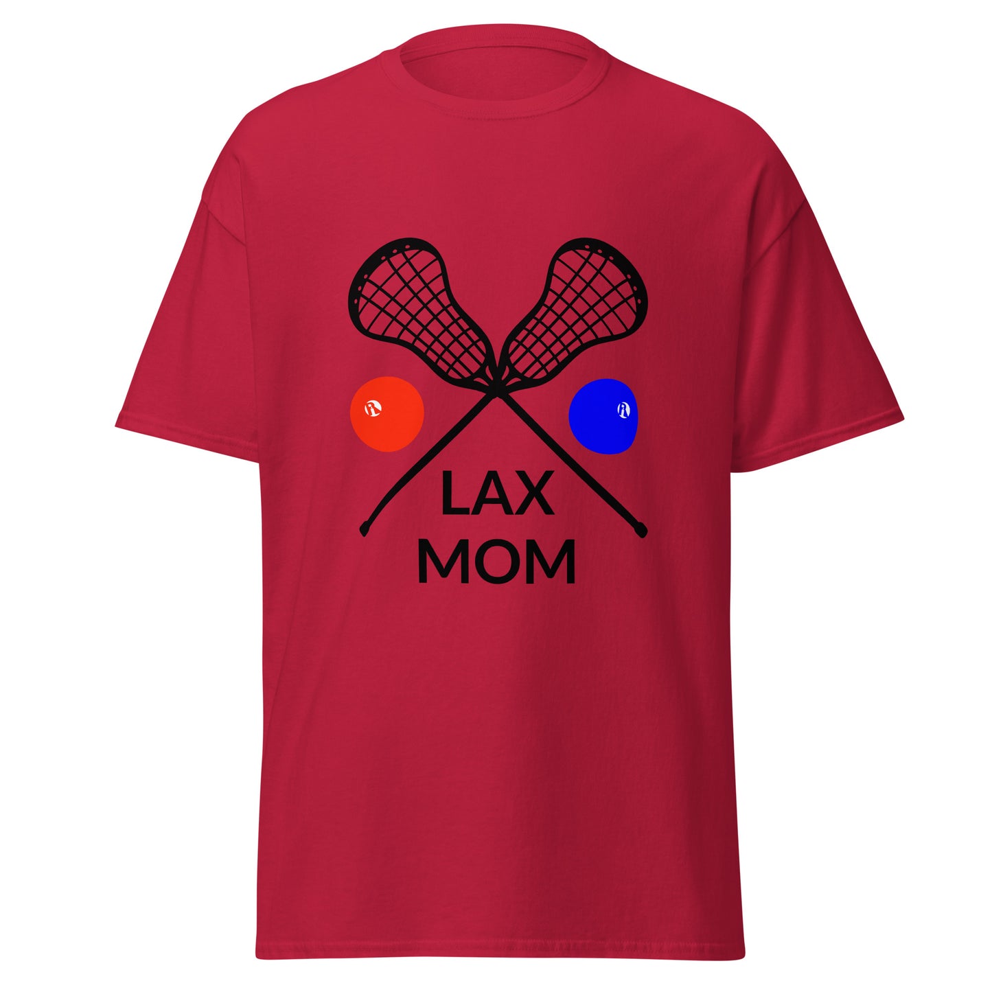 LAX Mom Tee, Black Sticks