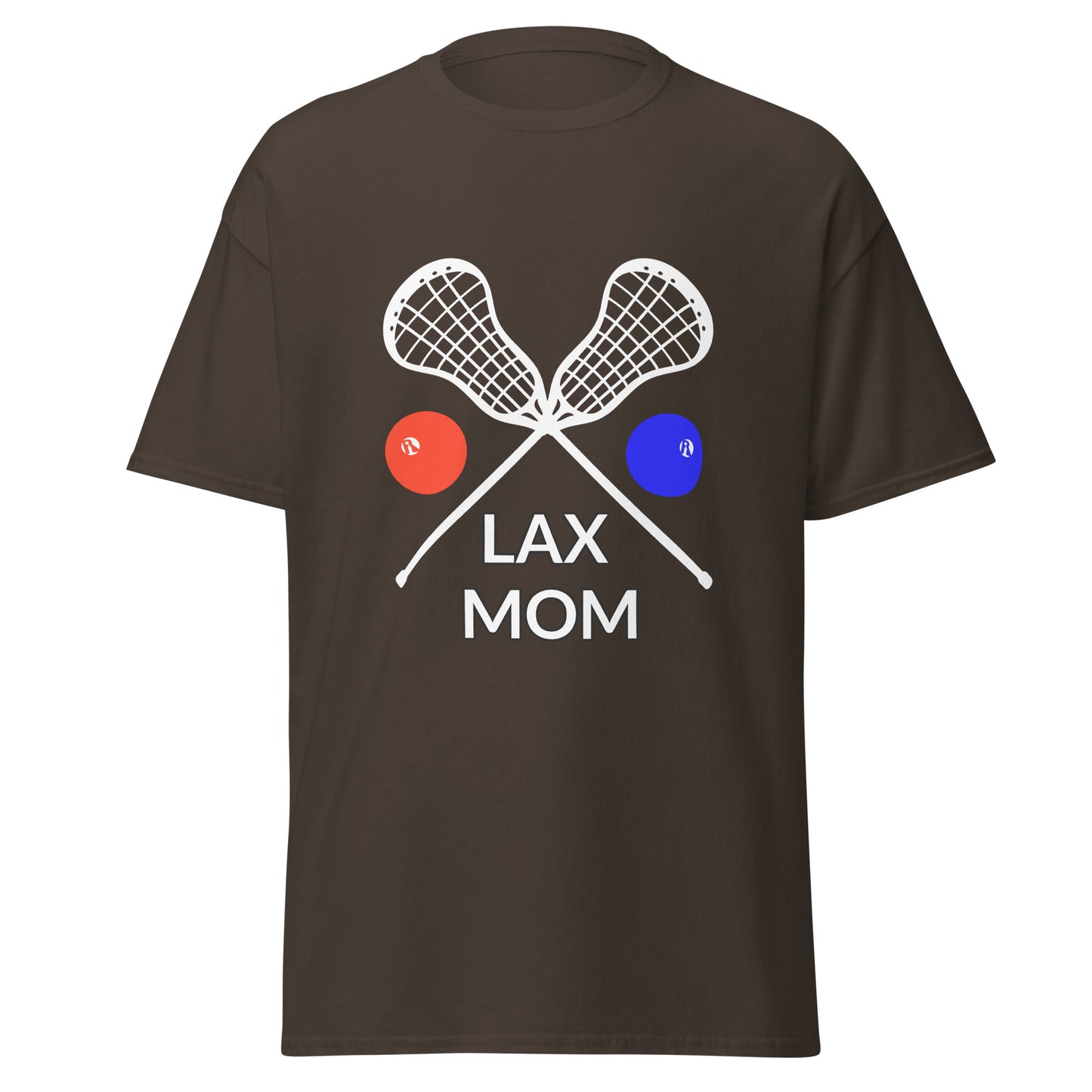 LAX Mom Tee, White Sticks