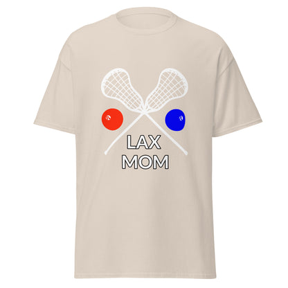 LAX Mom Tee, White Sticks