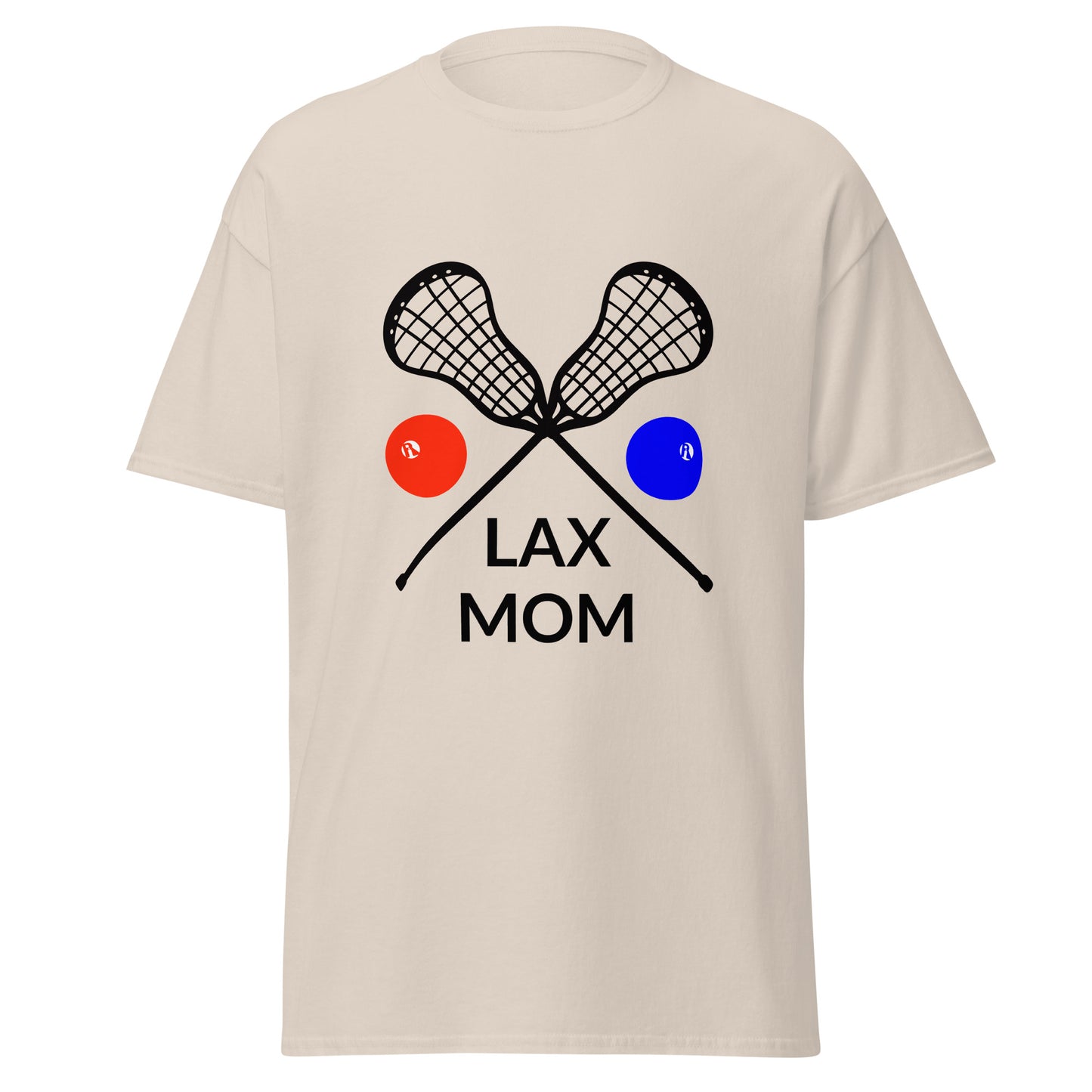 LAX Mom Tee, Black Sticks