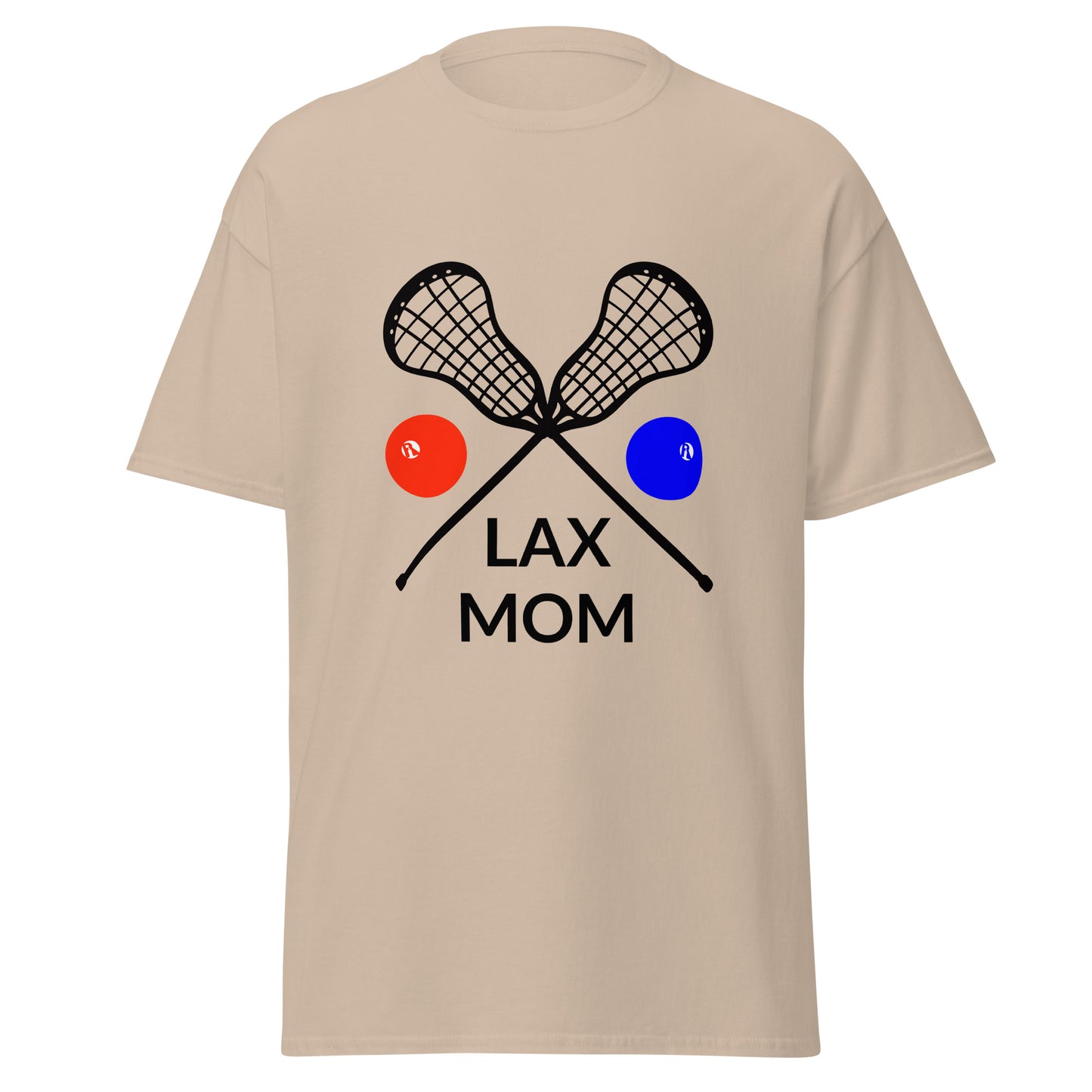 LAX Mom Tee, Black Sticks