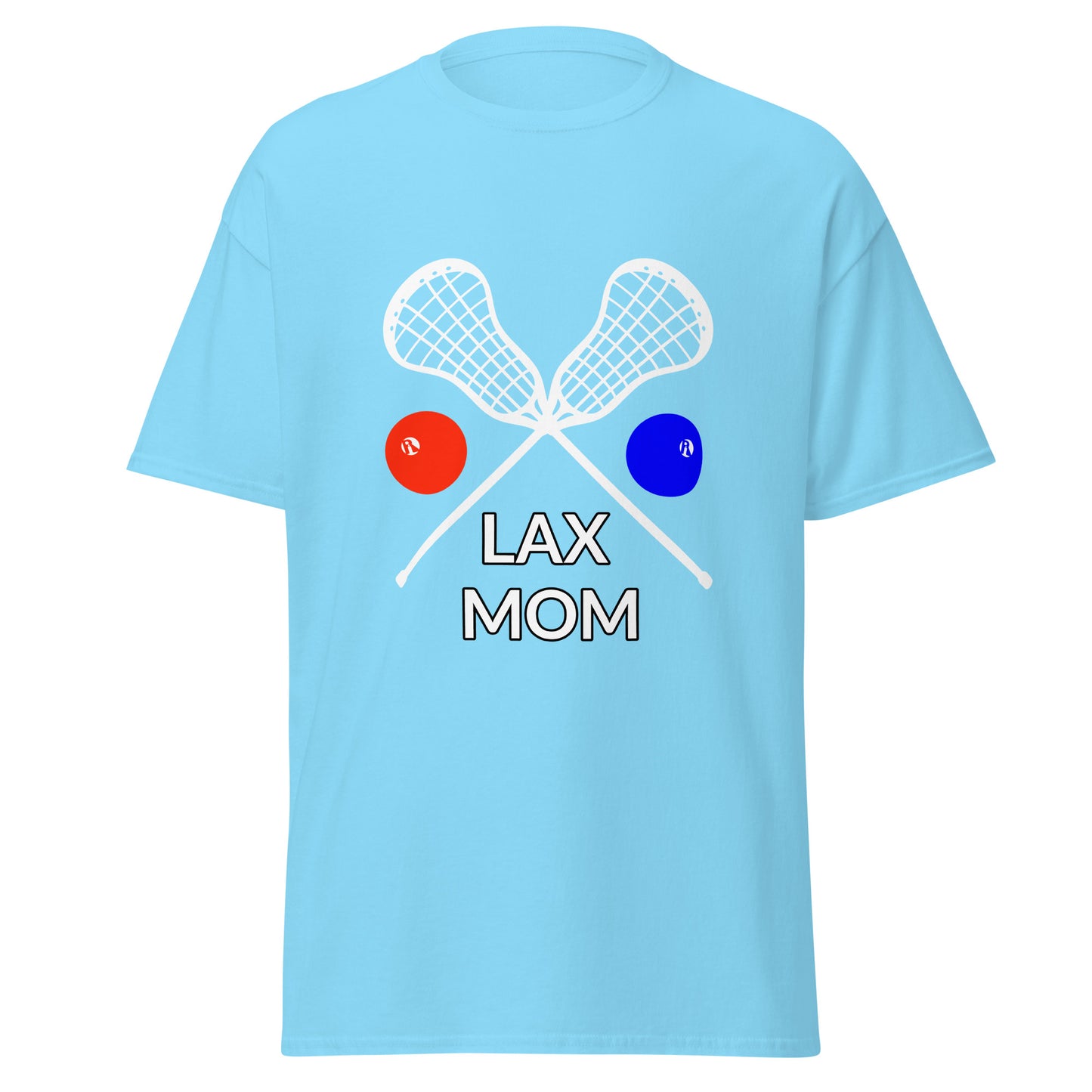 LAX Mom Tee, White Sticks