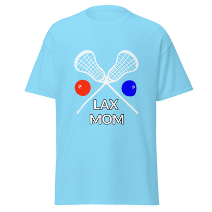 LAX Mom Tee, White Sticks