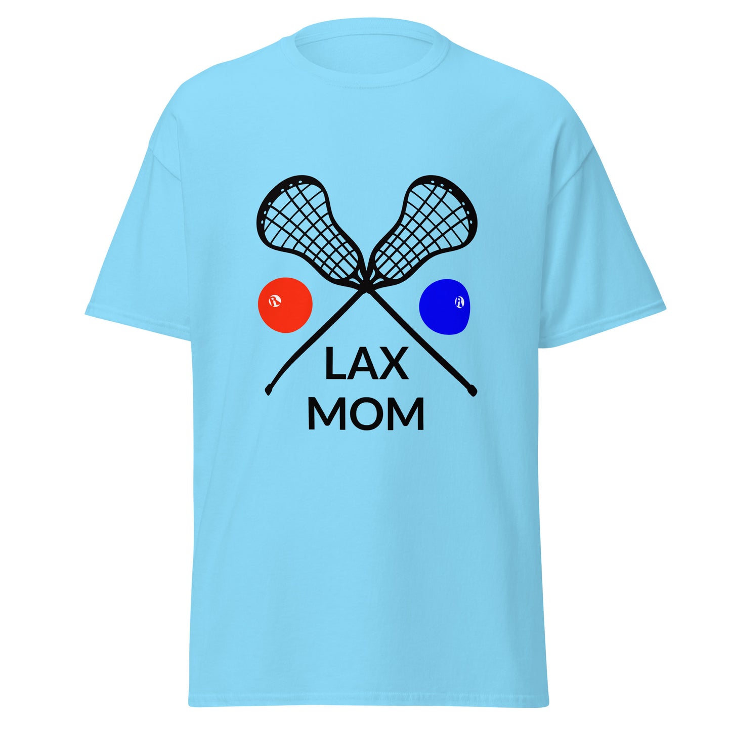 LAX Mom Tee, Black Sticks