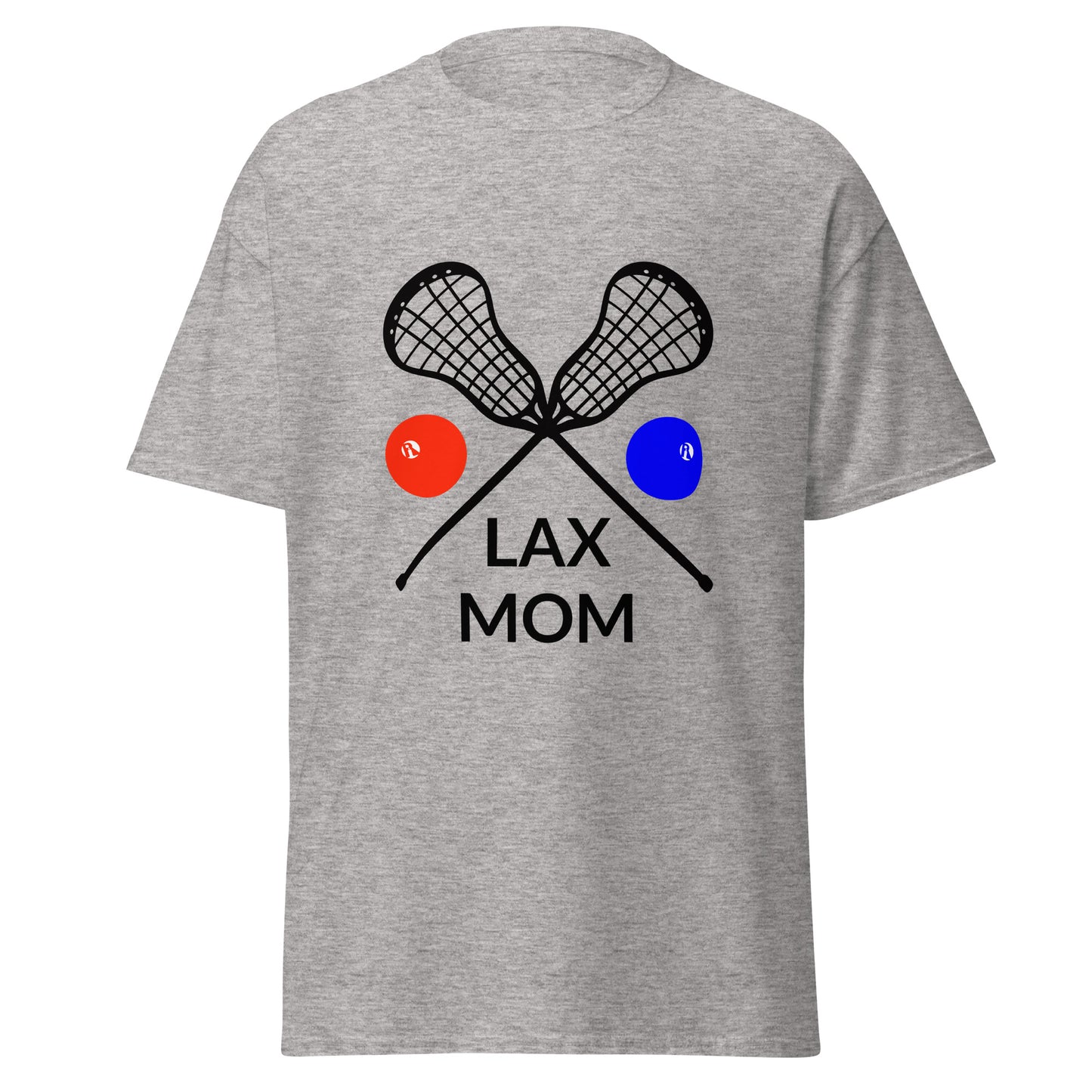 LAX Mom Tee, Black Sticks