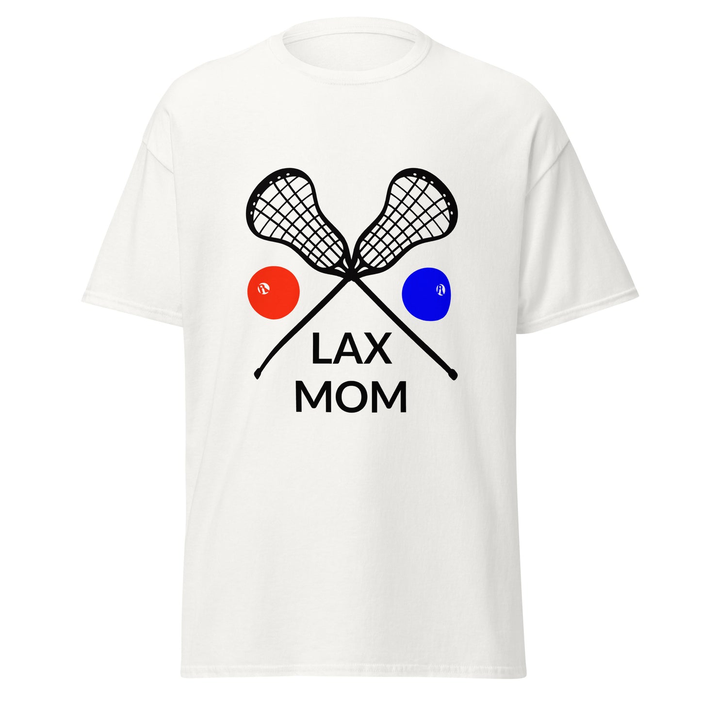 LAX Mom Tee, Black Sticks