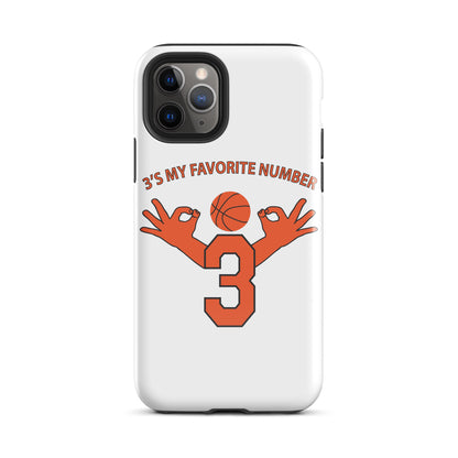 My Favorite Number Is 3 Iphone Case