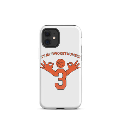 My Favorite Number Is 3 Iphone Case