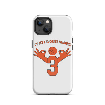 My Favorite Number Is 3 Iphone Case