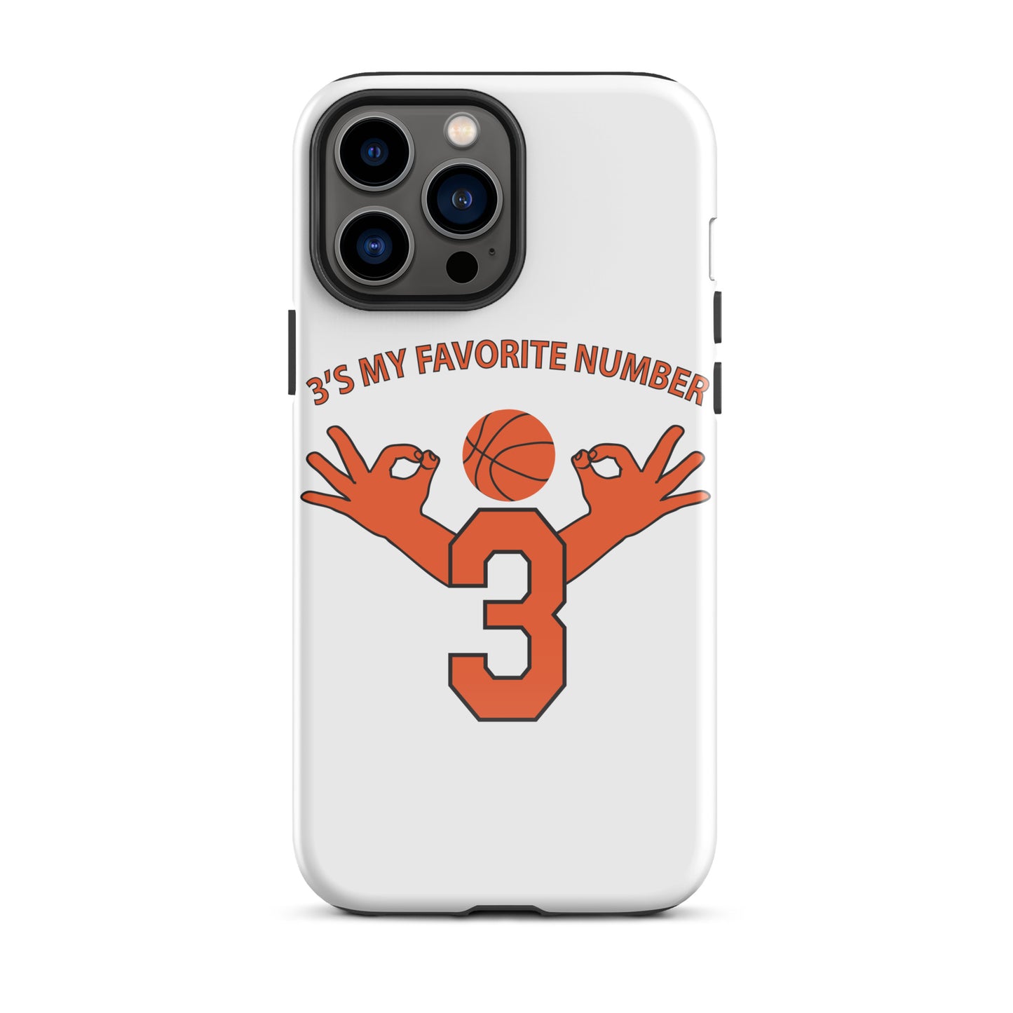 My Favorite Number Is 3 Iphone Case