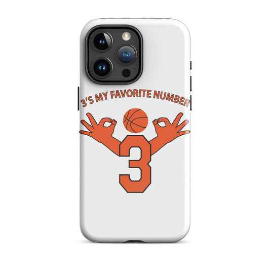 My Favorite Number Is 3 Iphone Case