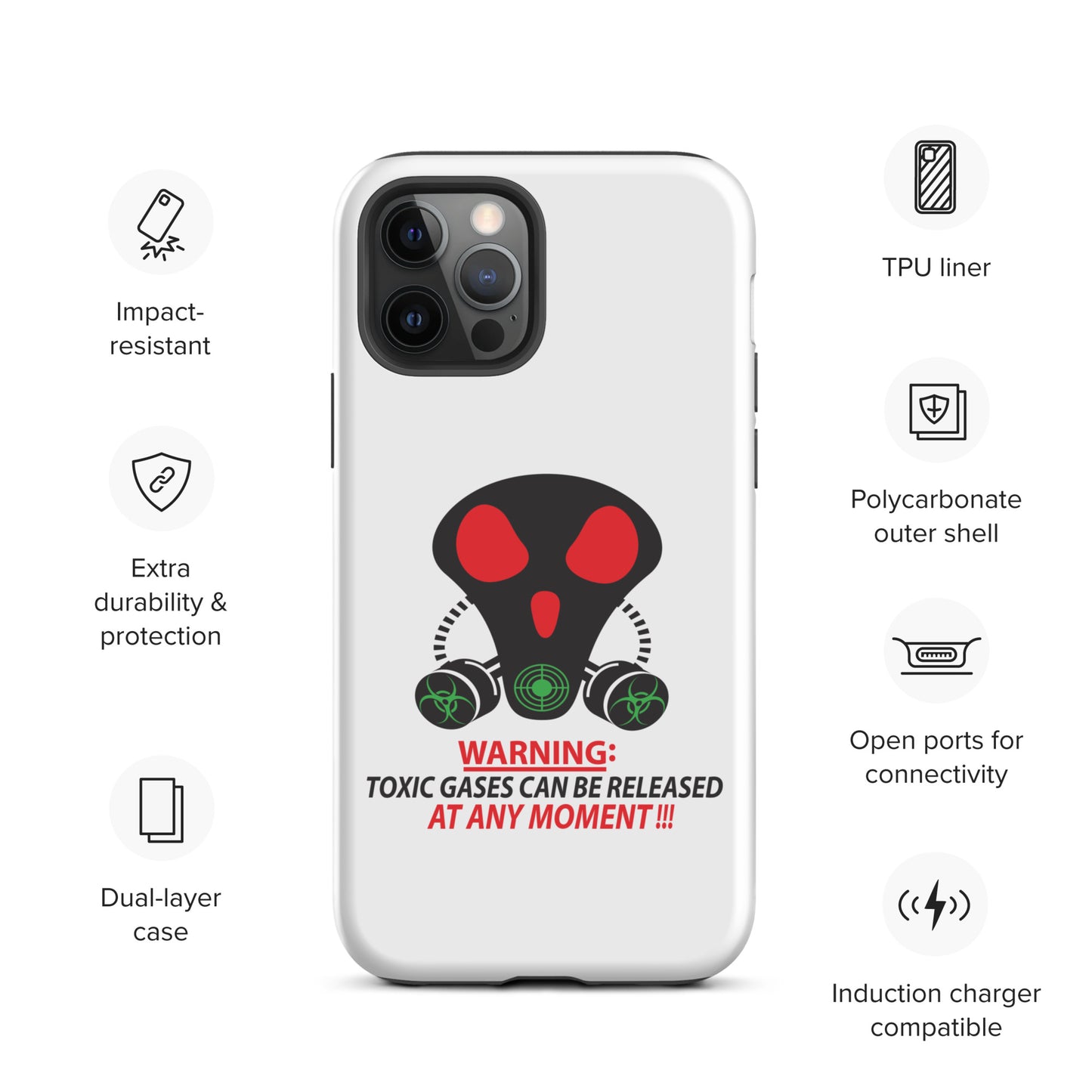 Gas Mask Tough Case for iPhone®