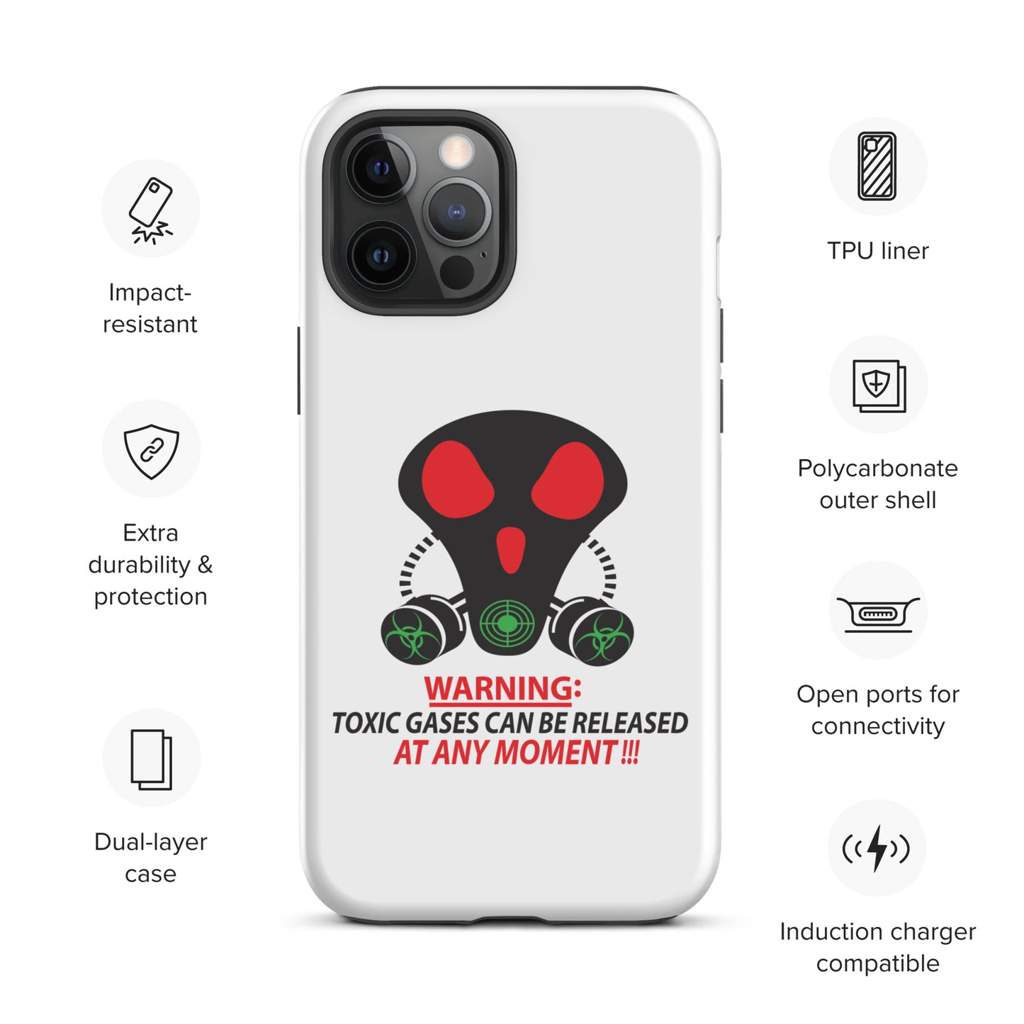 Gas Mask Tough Case for iPhone®