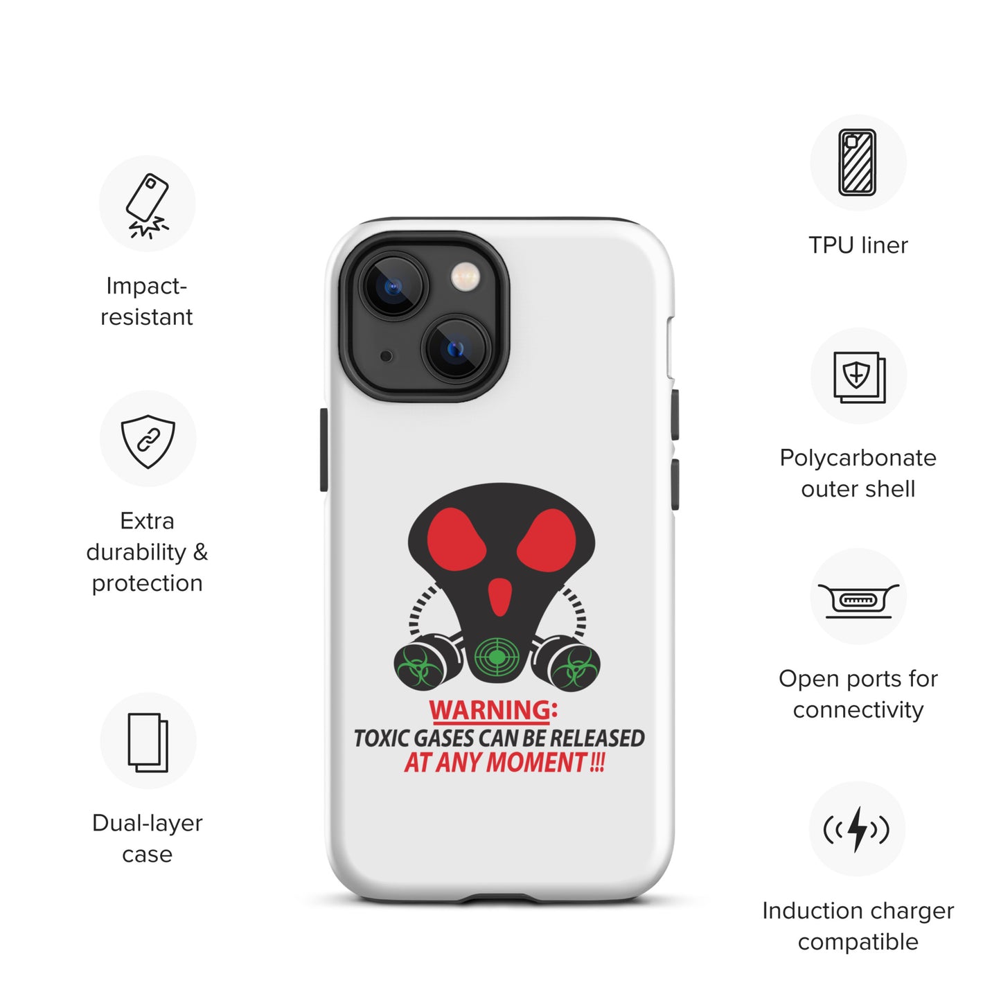 Gas Mask Tough Case for iPhone®