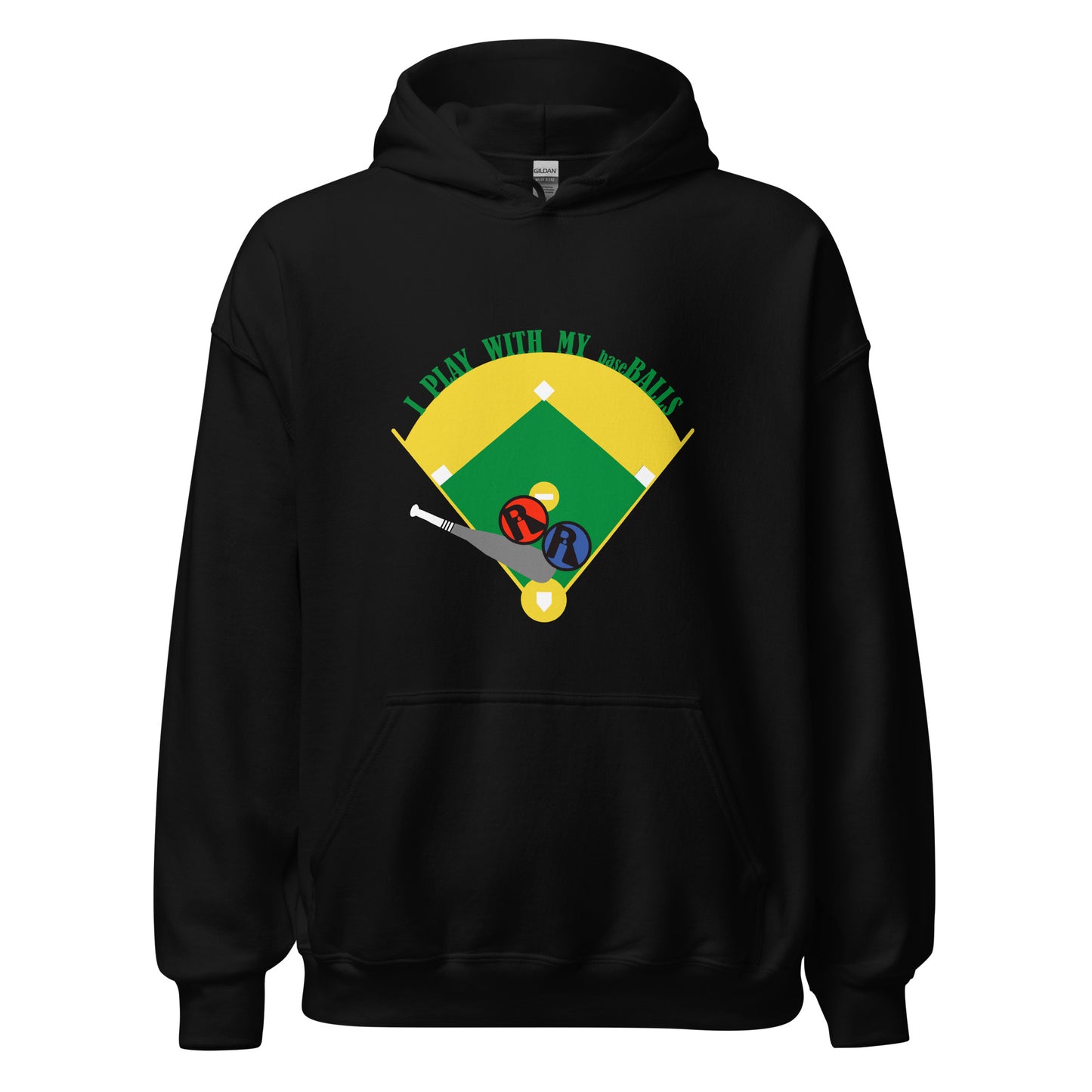 I Play With My Balls, Baseball Hoodie