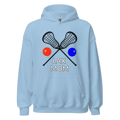 LAX Mom Hoodie Black Sticks