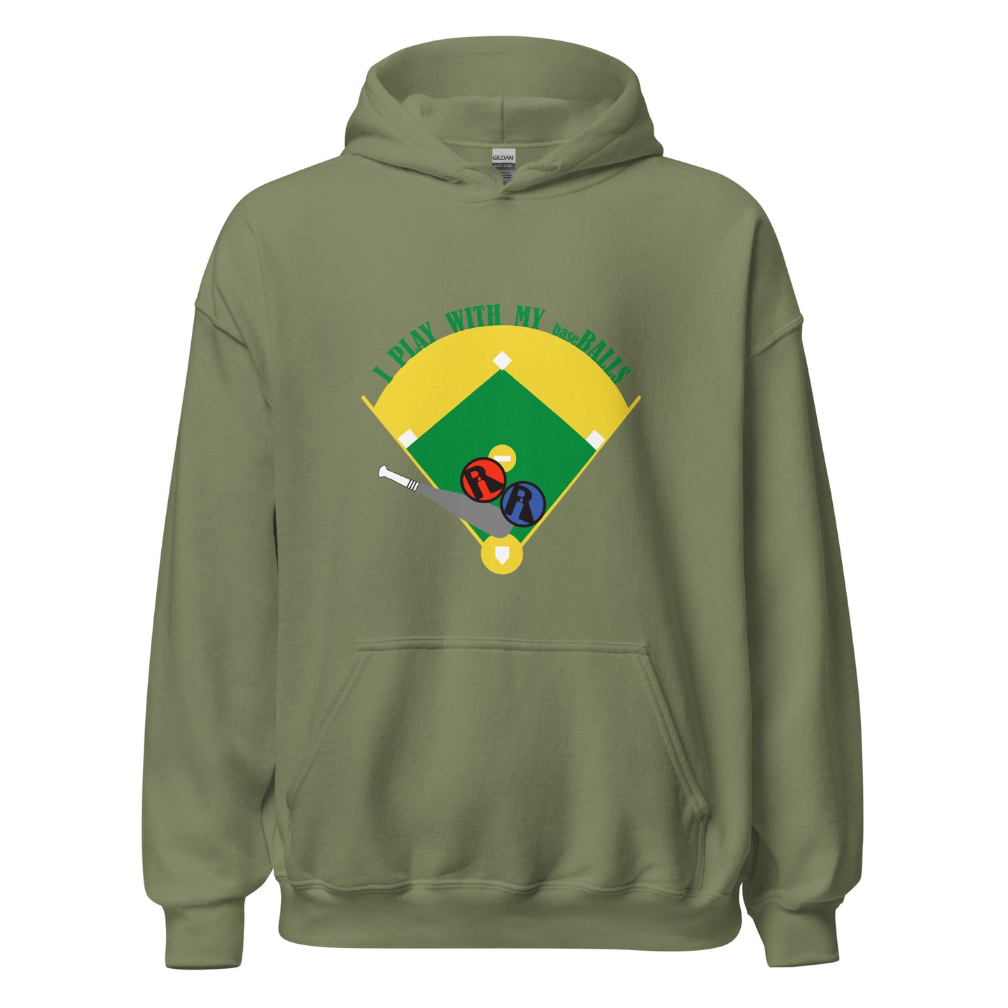 I Play With My Balls, Baseball Hoodie