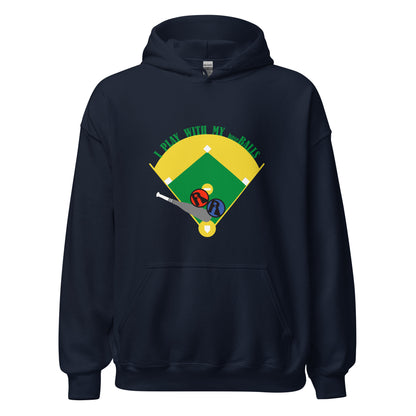 I Play With My Balls, Baseball Hoodie