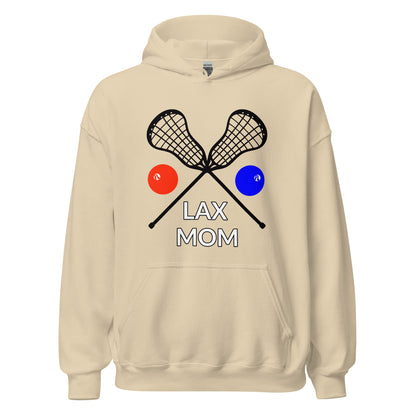 LAX Mom Hoodie Black Sticks