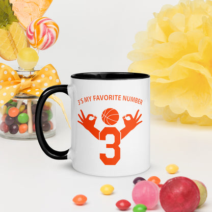 My favorite Number Is 3 Mug Colored