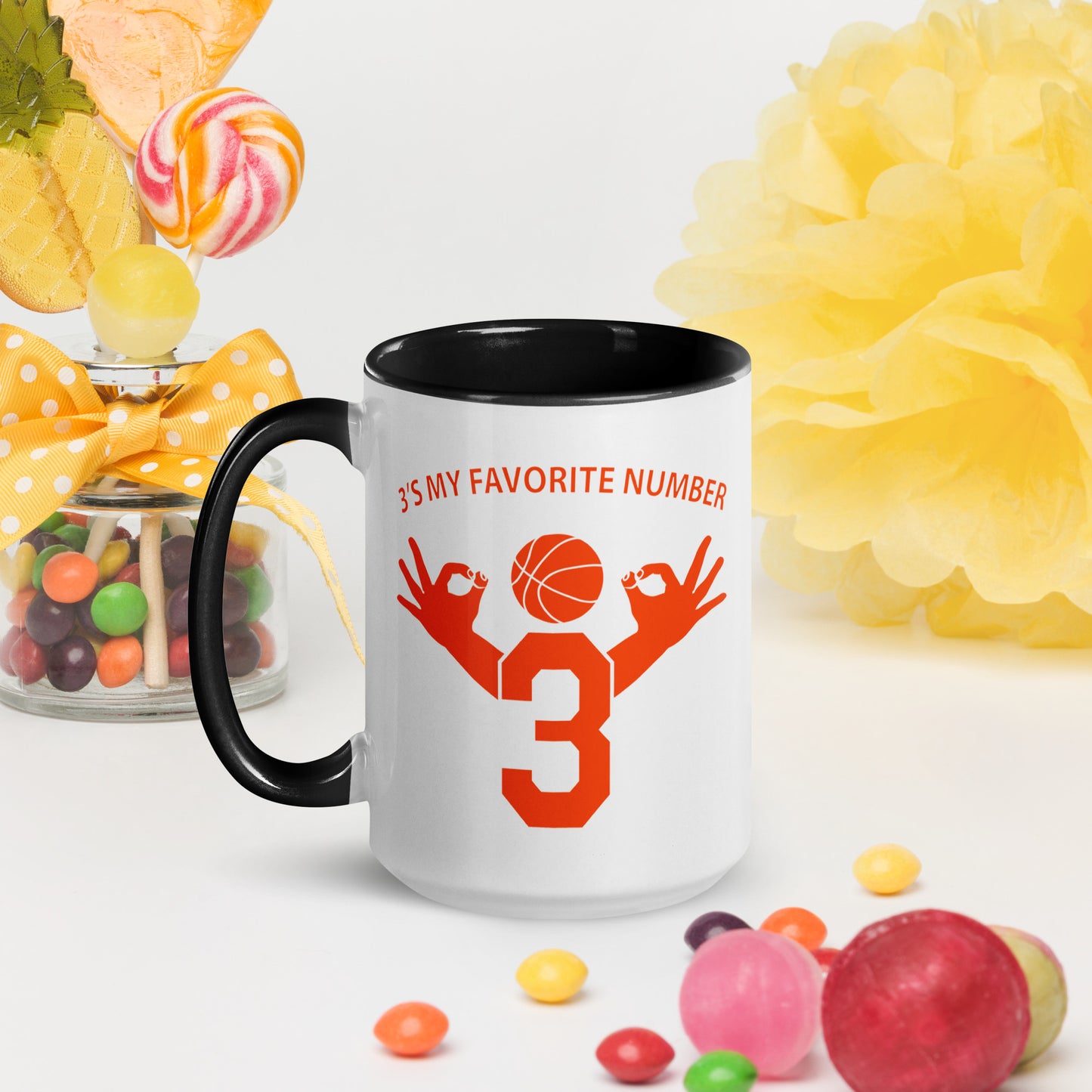 My favorite Number Is 3 Mug Colored