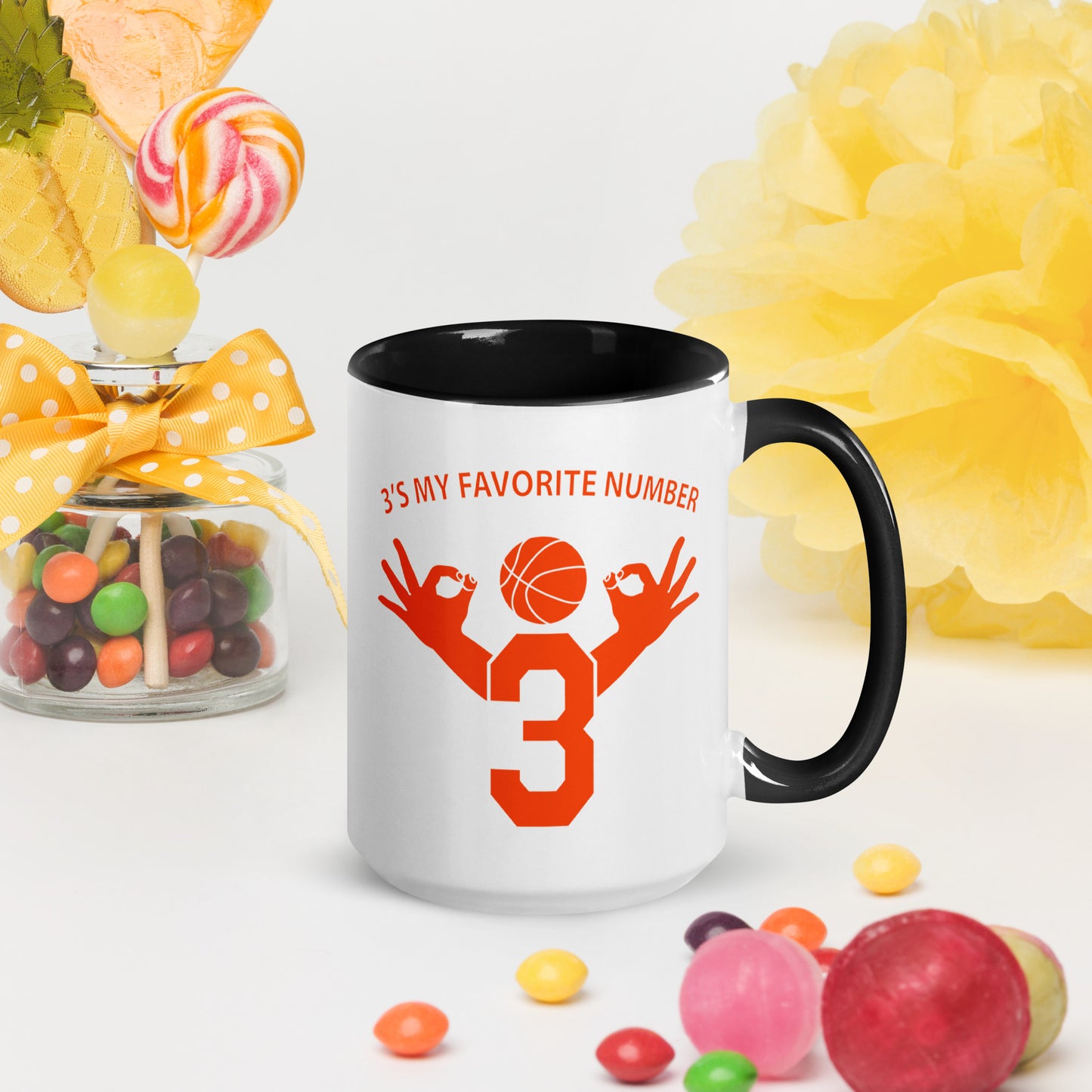 My favorite Number Is 3 Mug Colored