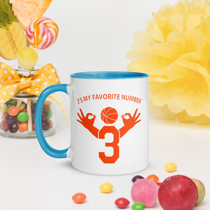 My favorite Number Is 3 Mug Colored