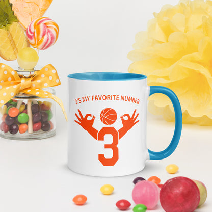 My favorite Number Is 3 Mug Colored