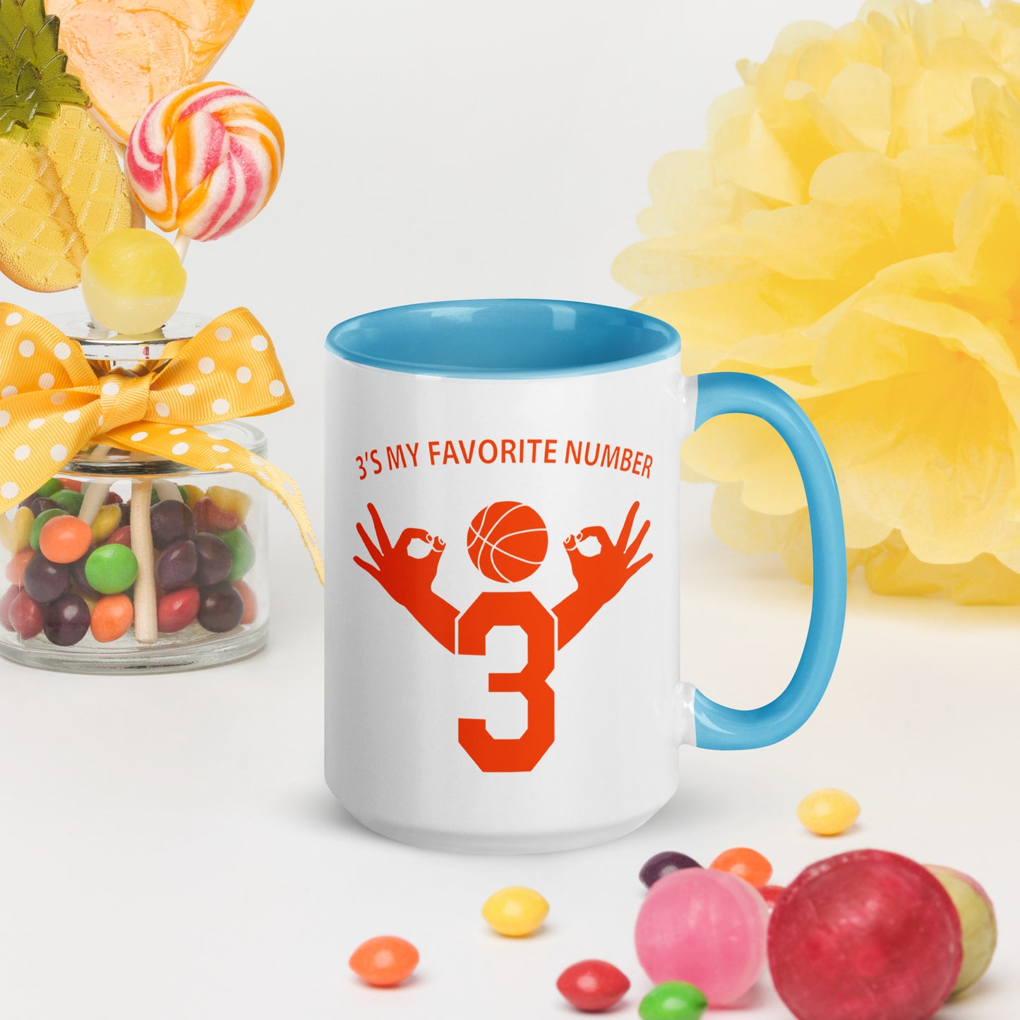 My favorite Number Is 3 Mug Colored