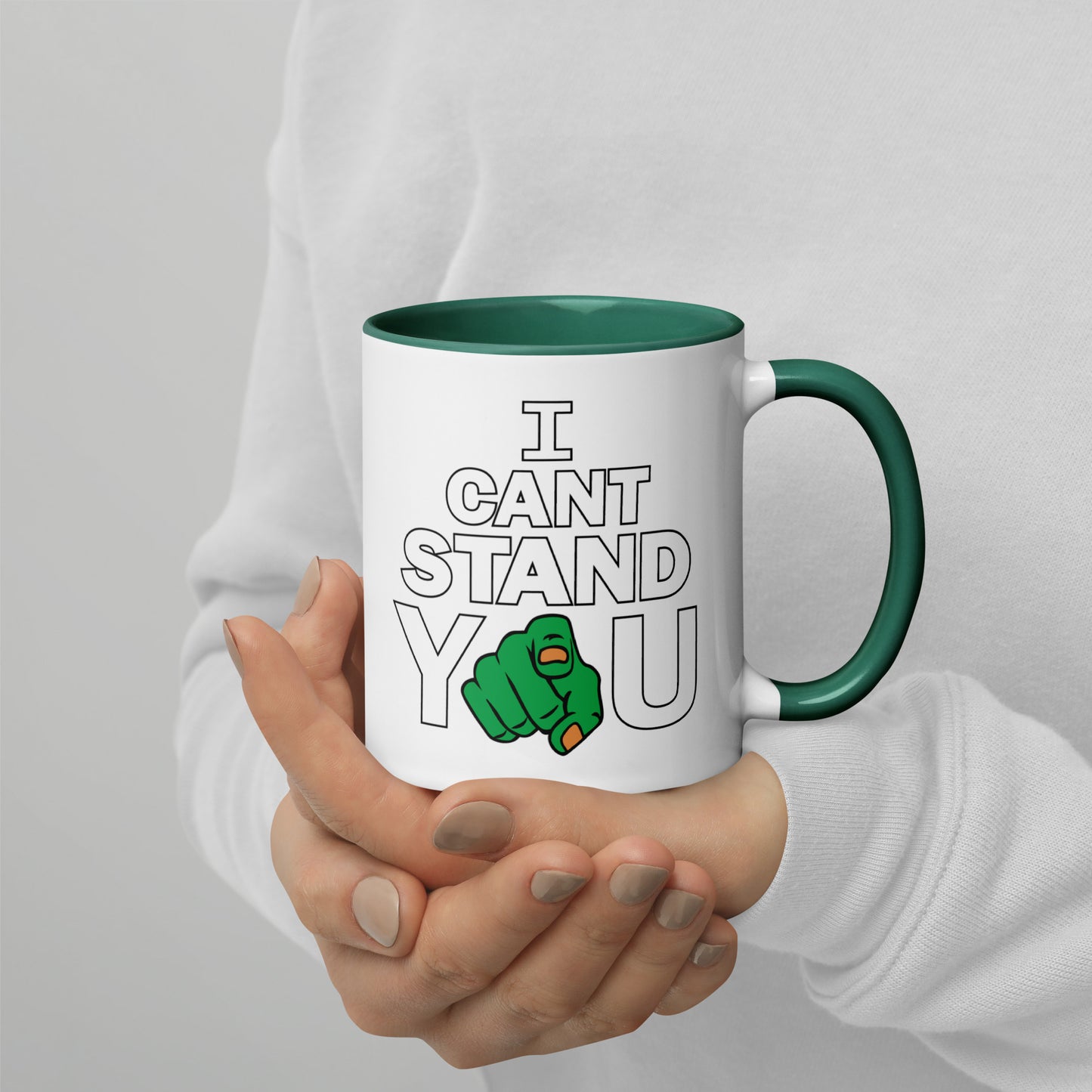 I Can't Stand You Mug Colored