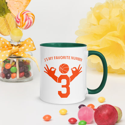 My favorite Number Is 3 Mug Colored