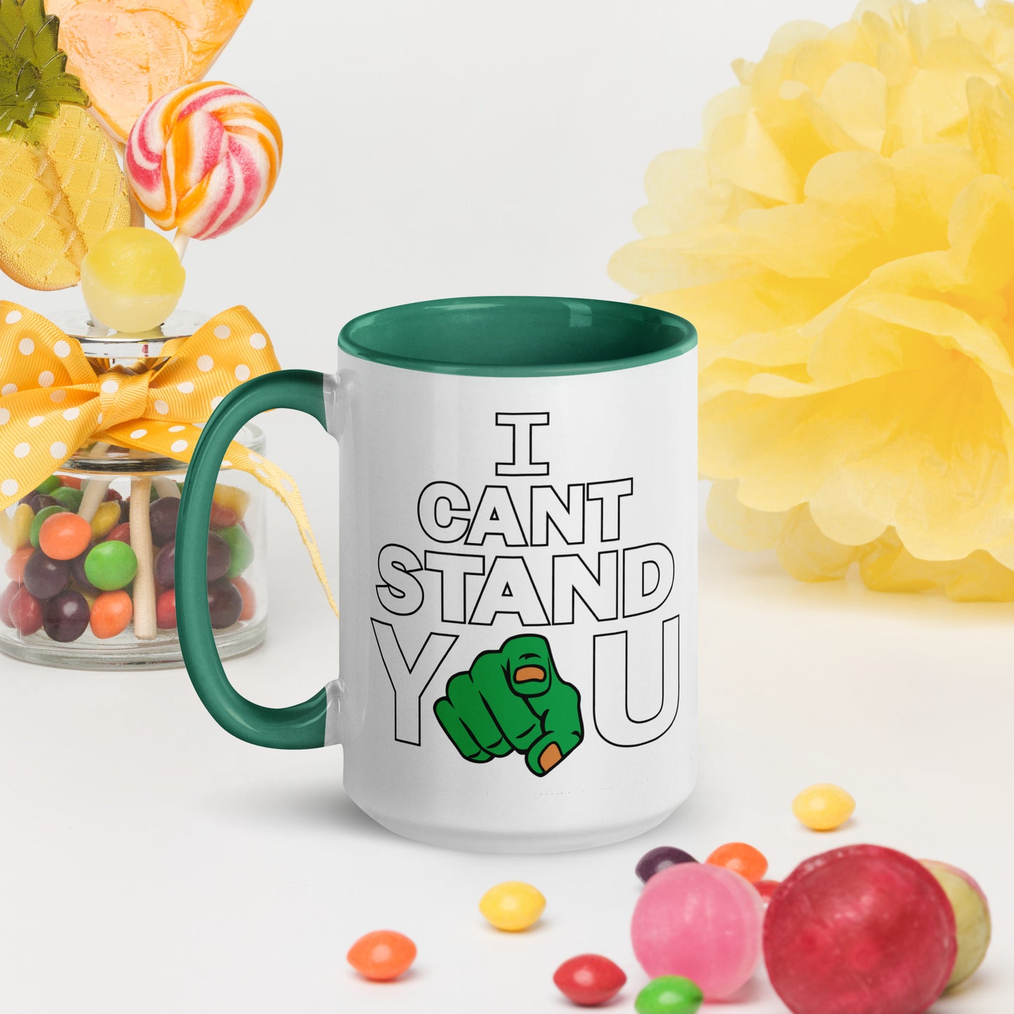 I Can't Stand You Mug Colored