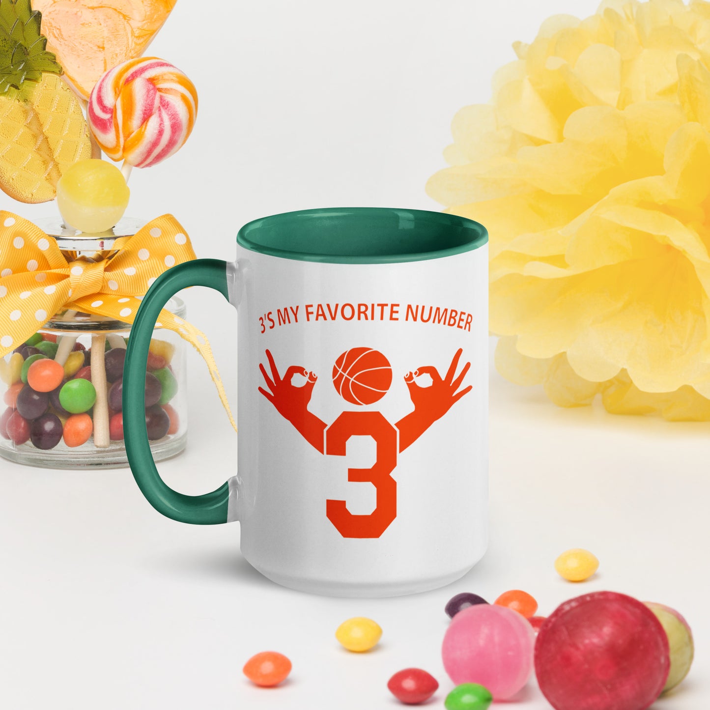 My favorite Number Is 3 Mug Colored