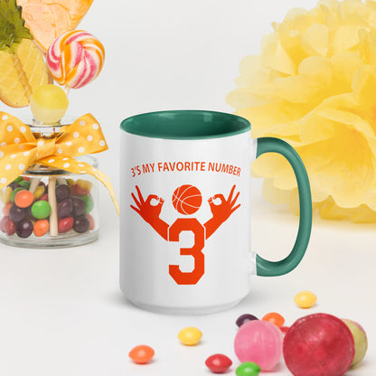 My favorite Number Is 3 Mug Colored