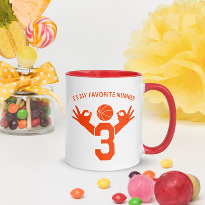 My favorite Number Is 3 Mug Colored