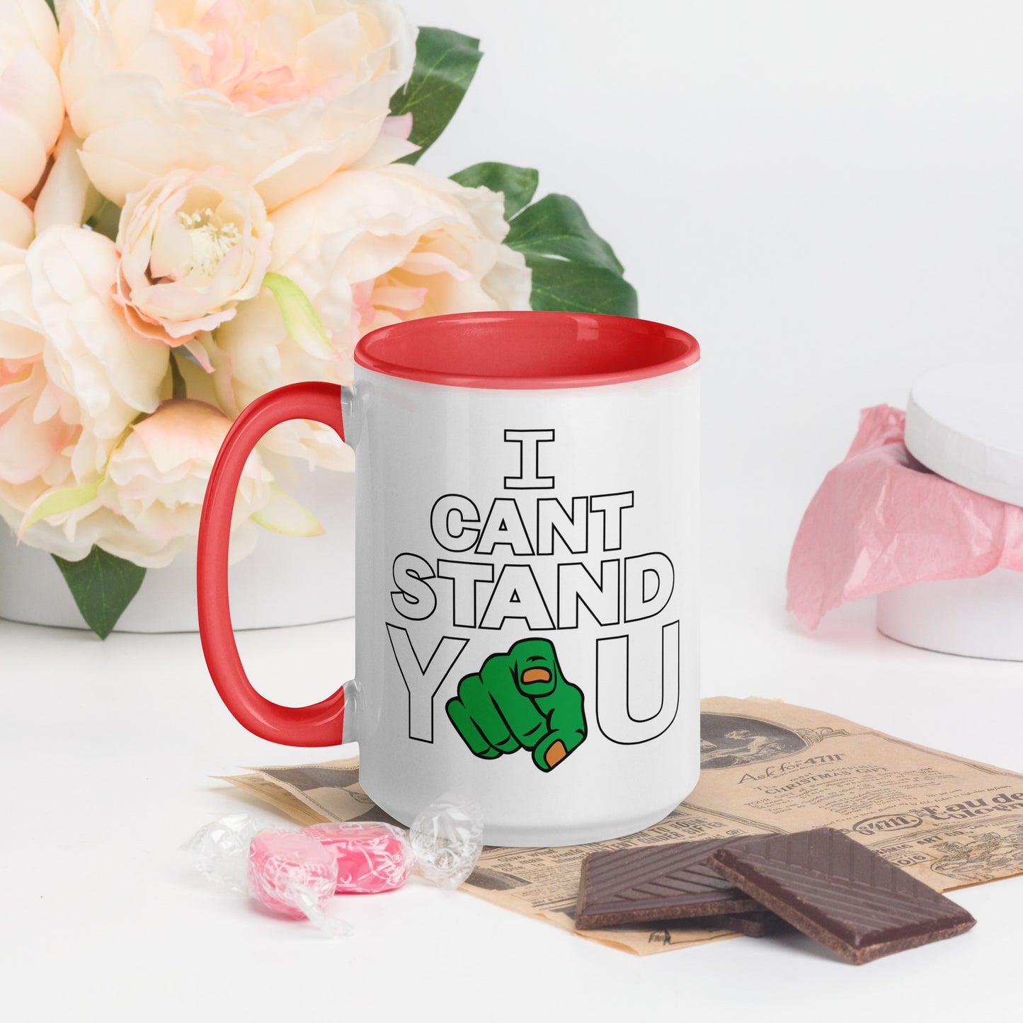 I Can't Stand You Mug Colored