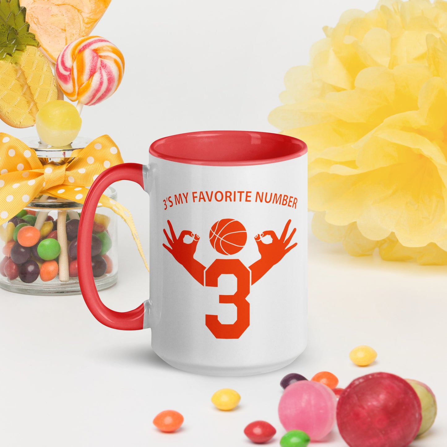 My favorite Number Is 3 Mug Colored