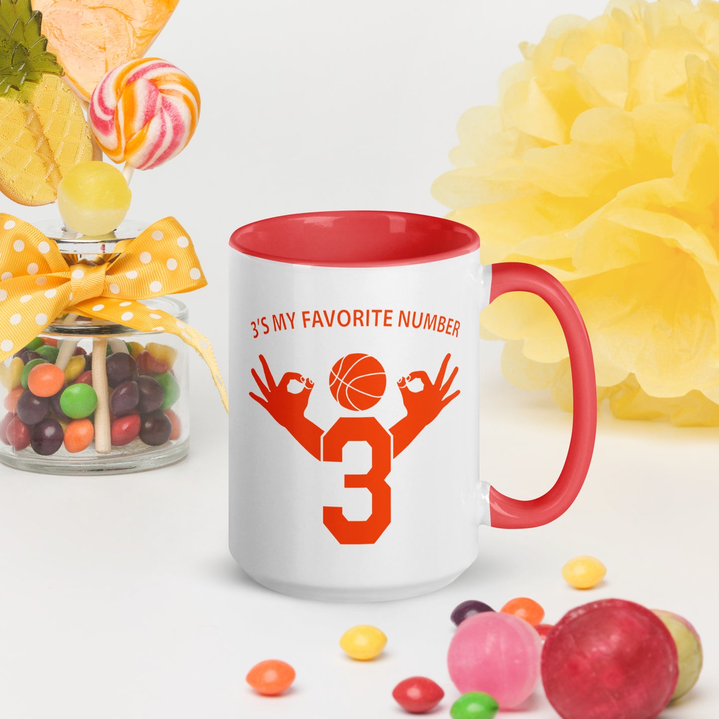 My favorite Number Is 3 Mug Colored