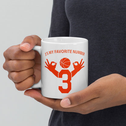 My Favorite Number Is 3 Mug