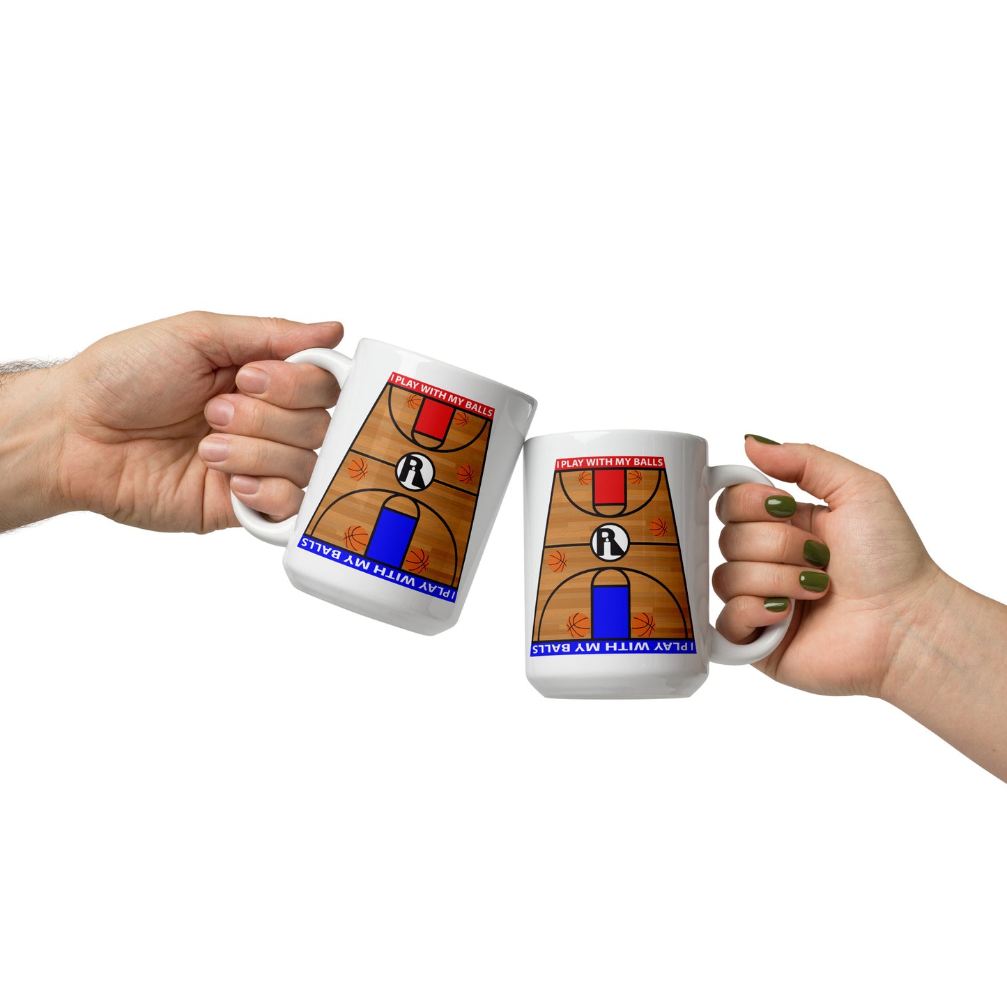 I Play With My Balls, Basketball Mug