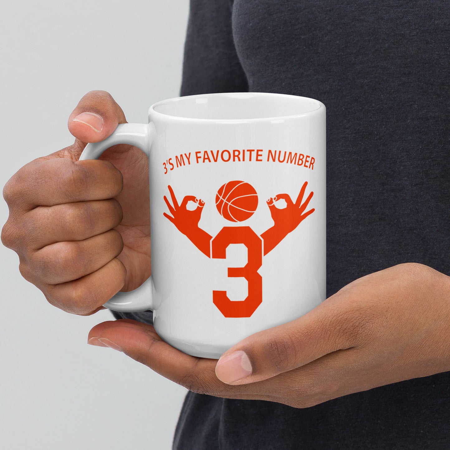 My Favorite Number Is 3 Mug