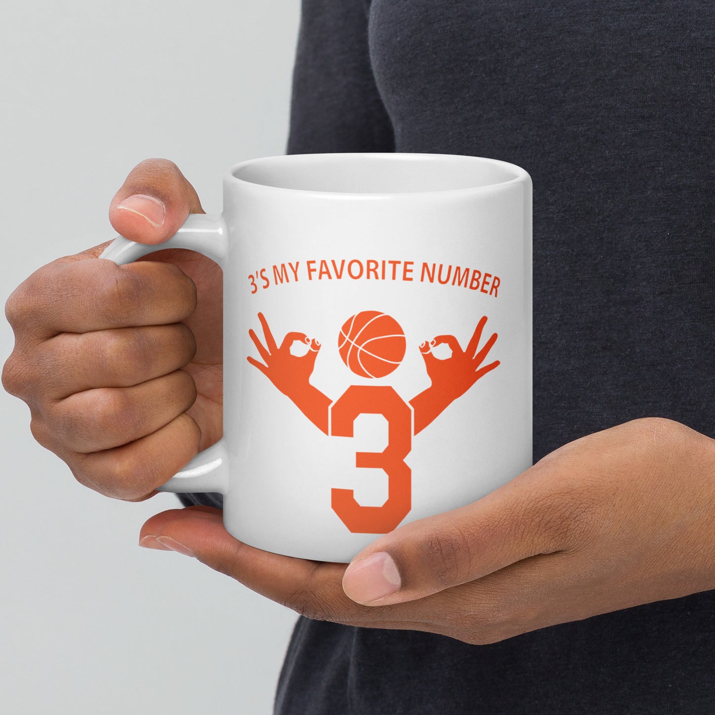 My Favorite Number Is 3 Mug